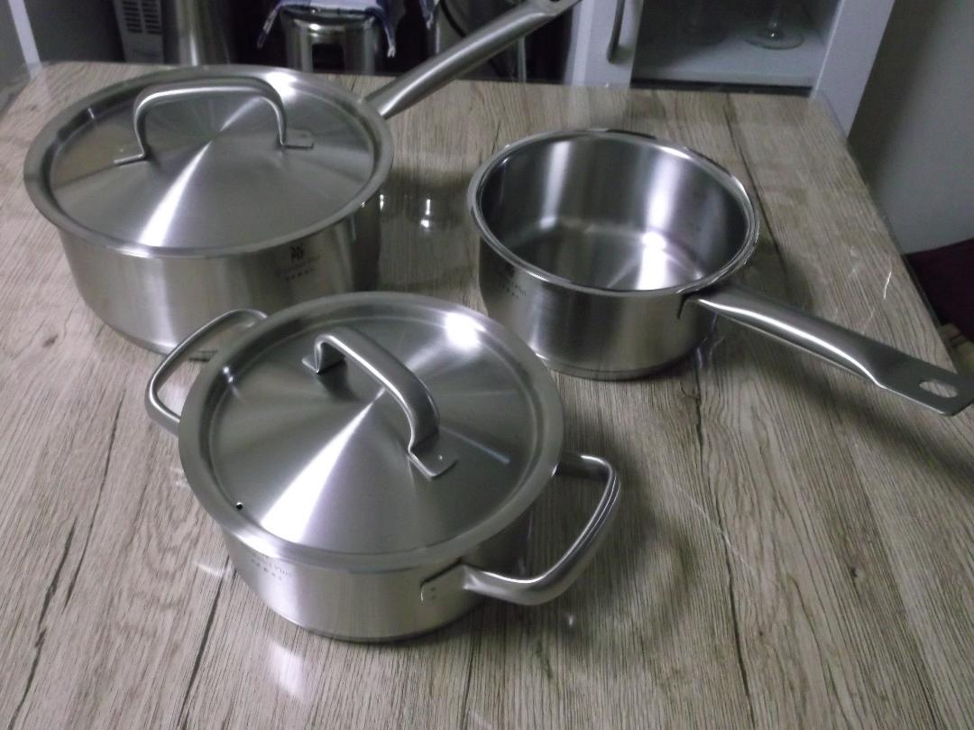 WMF グルメプラス　鍋３点セット（未使用品２点+数回使用品１点）