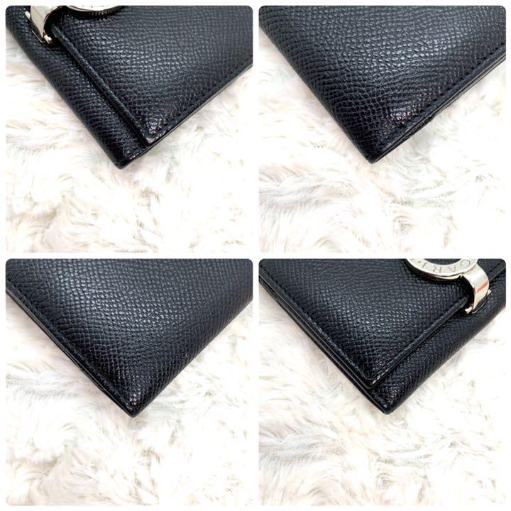 大人気高品質 美品 ブルガリ ロゴクリップ カードケース 名刺入れ ブラック 黒色 kCvXr-m46502006682 限定品低価