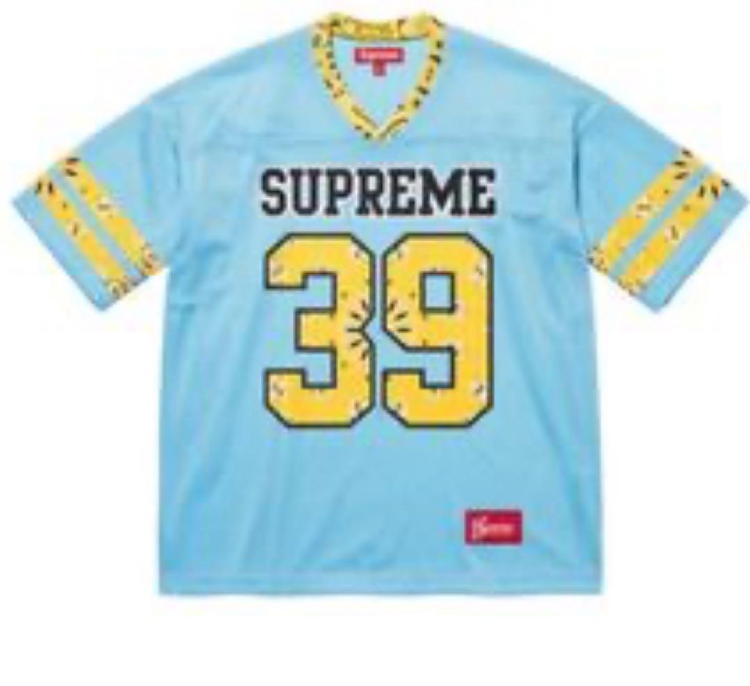 シャツ Supreme Bandana Football Jersey Blue/L