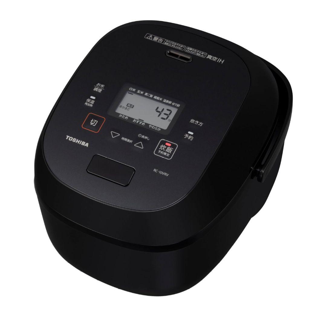 TOSHIBA 東芝 炊飯器 RC-10VRV K グランブラック 黒