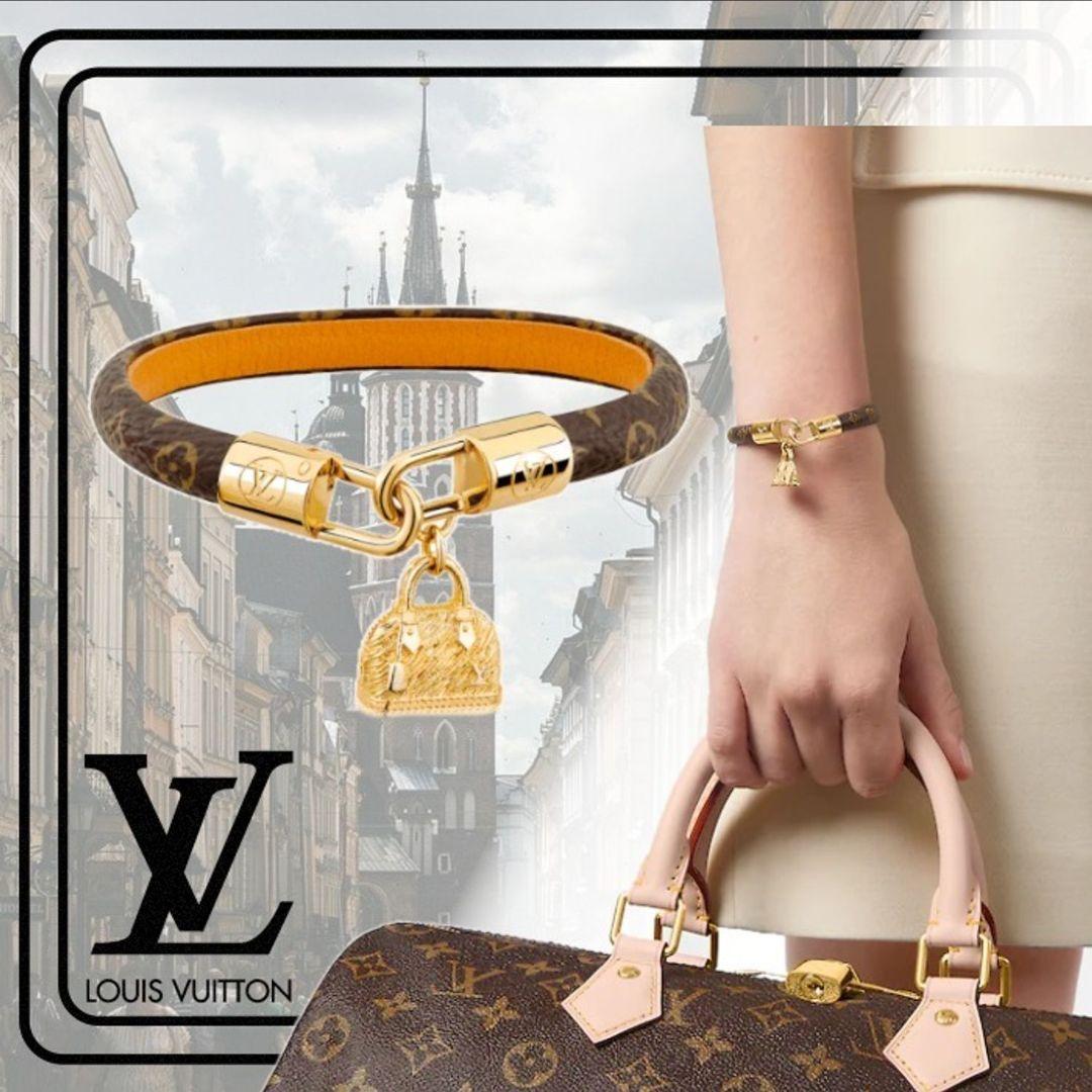 Louis Vuitton アルマ チャーム ブレスレット_Monogram ルイ・ヴィトン モノグラム アルマ型バッグチャーム付き