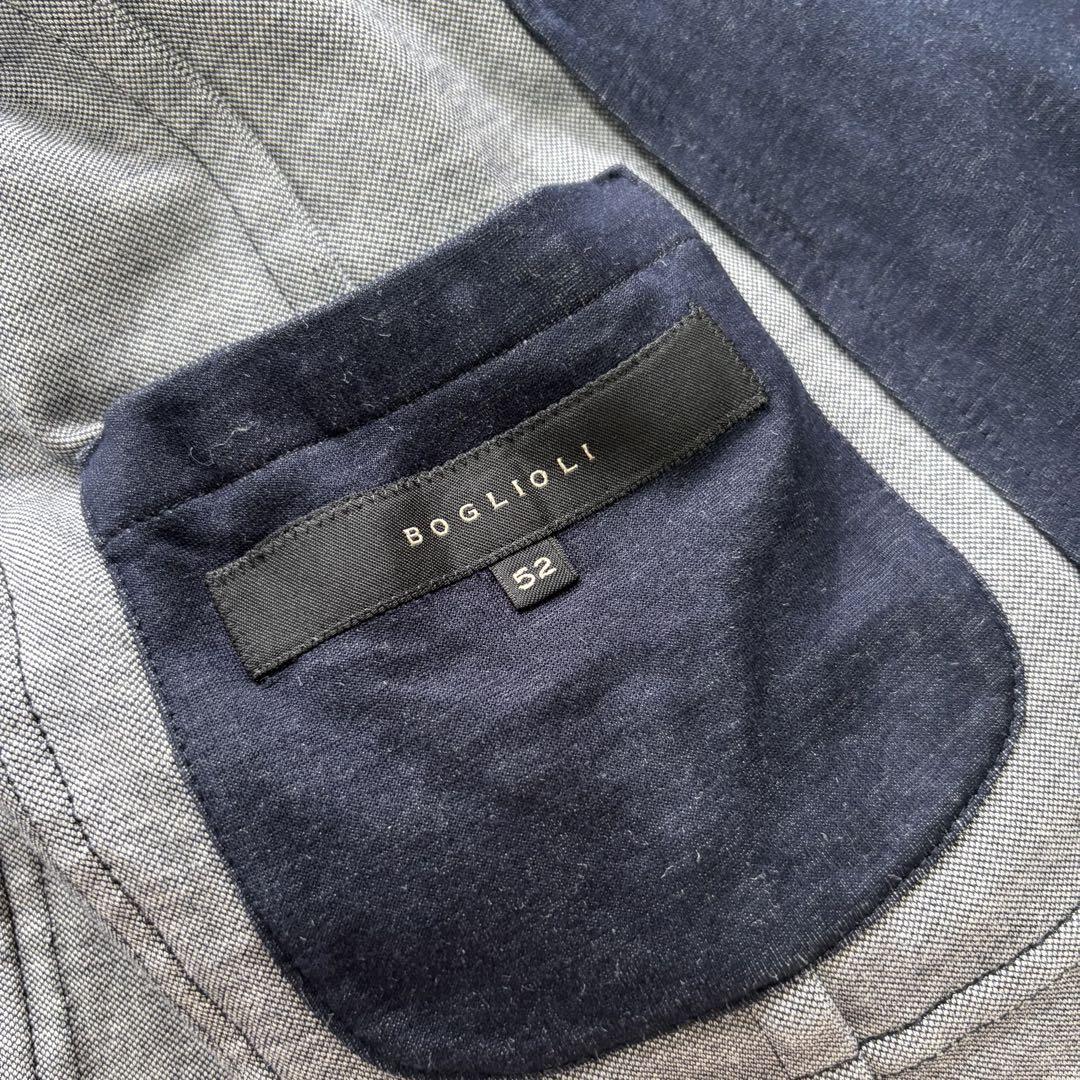 ✨美品✨BOGLIOLI dover ネイビー コットン ジャケット サイズ52