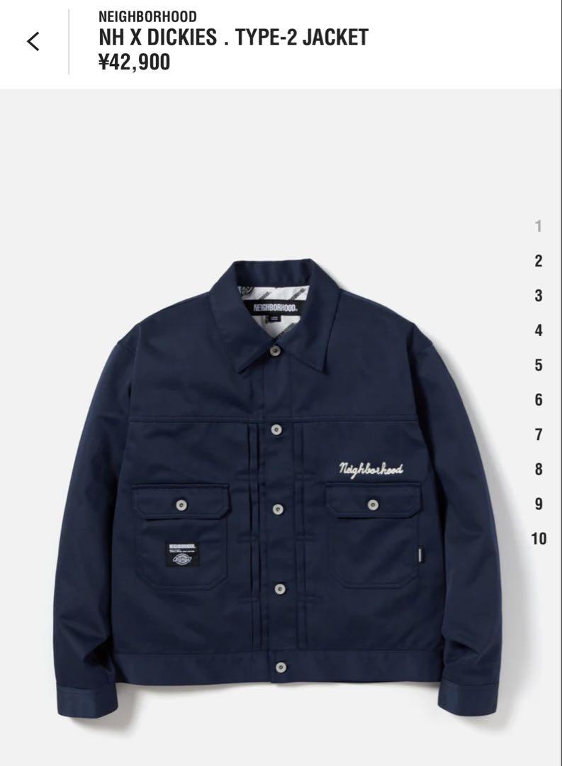 NEIGHBORHOOD Dickies コラボ ブラックジャケット XL