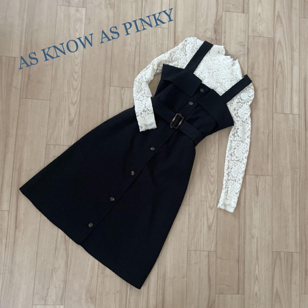 美品 As Know As Pinky ベアワンピース ベルト付き ブラック メルカリ 美品 As Know As Pinky ベアワンピース ベルト付き ブラック メルカリ