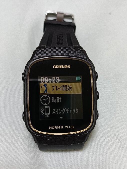 GREENON ゴルフウォッチ NORM II PLUS ザ・ゴルフウォッチ ノルムIIプラス – THE GOLF WATCH NORM II