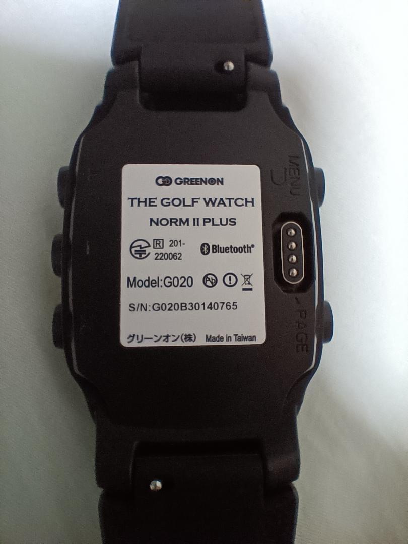 GREENON ゴルフウォッチ NORM II PLUS ザ・ゴルフウォッチ ノルムIIプラス – THE GOLF WATCH NORM II