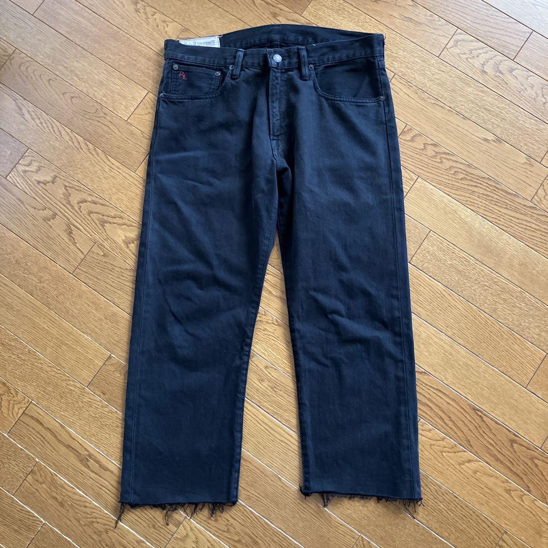 ラルフローレン Ralph Lauren ブラックデニム カットオフ