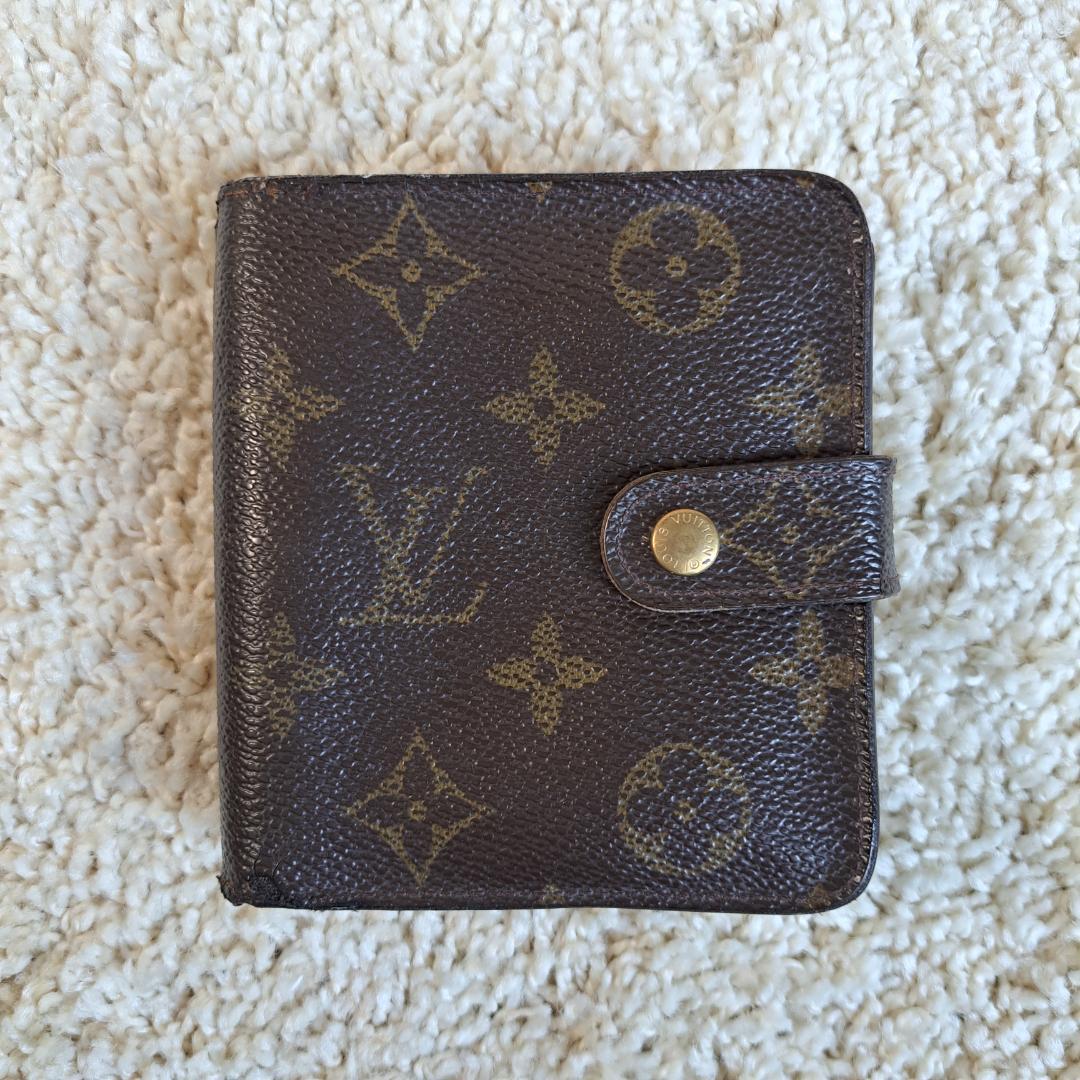 『LOUIS VUITTO』ルイヴィトン　二つ折り 財布　コンパクトジップ