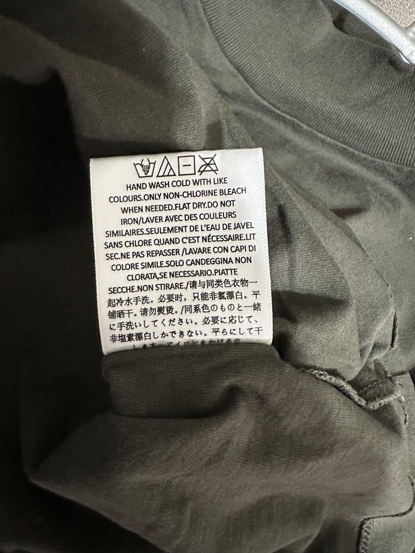 ESSENTIALS ブラックオリーブ 長袖カットソー