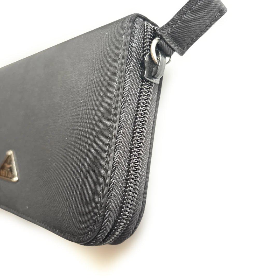 PRADA TESSUTO 長財布 レザー ナイロン NERO 黒 M506