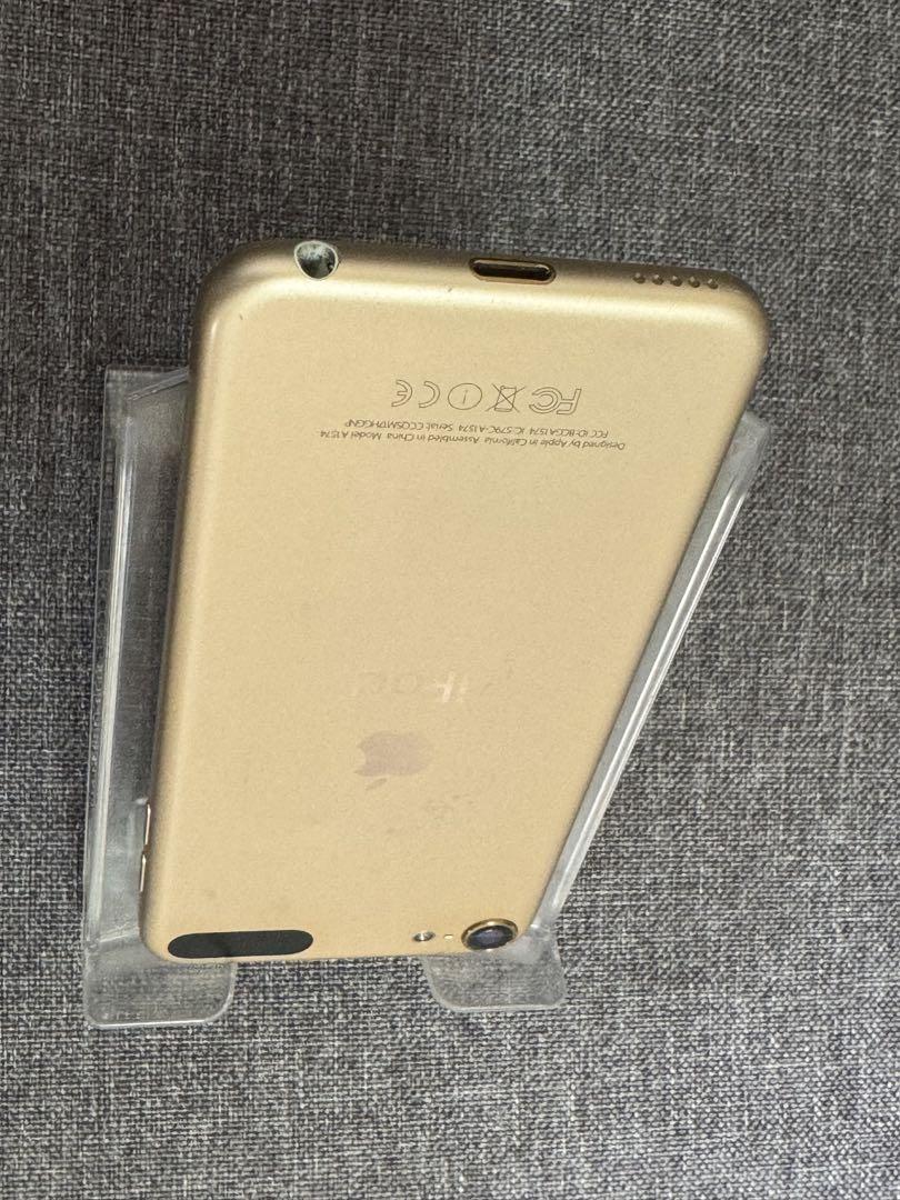 iPod touch第6世代64GB 音楽プレーヤー 新品バッテリー美品ゴールド