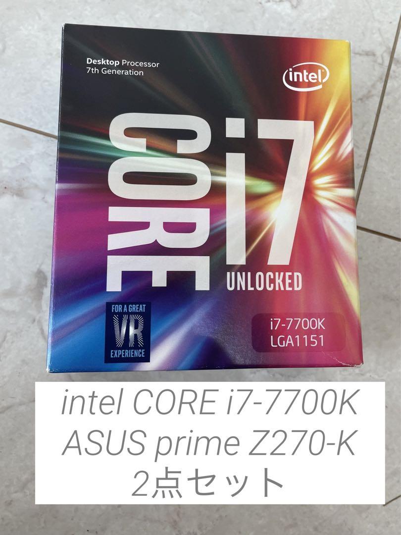 Intel Core i7-7700K /ASUS prime Z270-K - PCパーツ