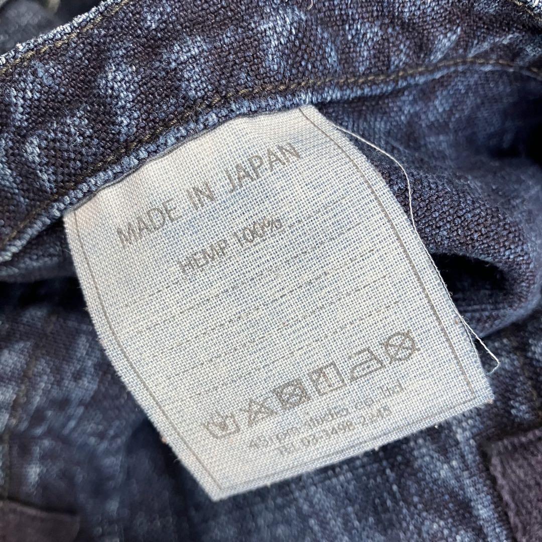 45R 麻世妙ダックJEAN JACKET 3 インディゴブルー