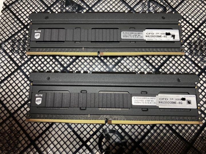 タイミング Ballistix ELITE DDR4-3600 8GB 2枚組 ① 1Mt0a-m46520617773 ⒄あります