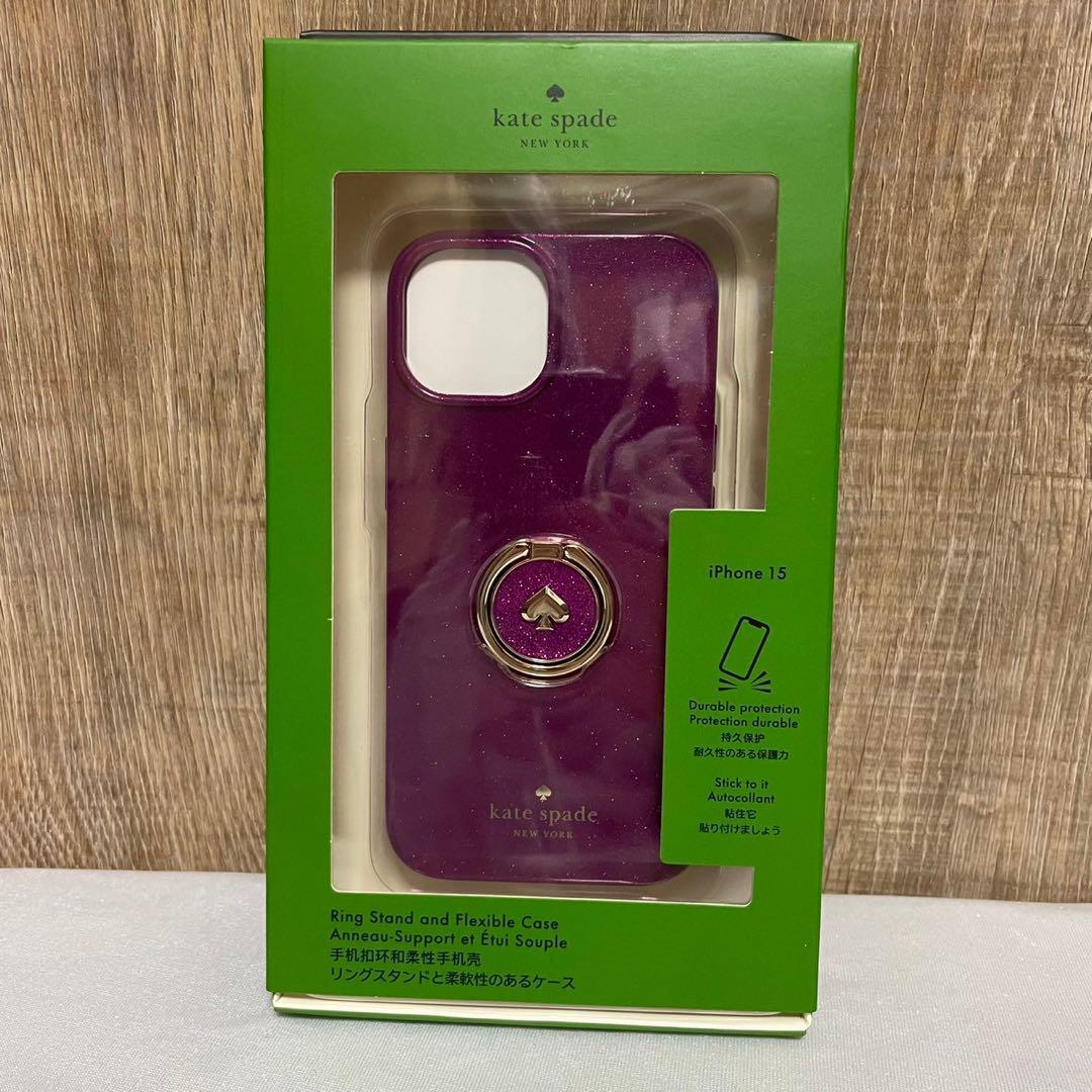 【新品】Kate Spade ケイトスペード iPhoneケース バンカーリング