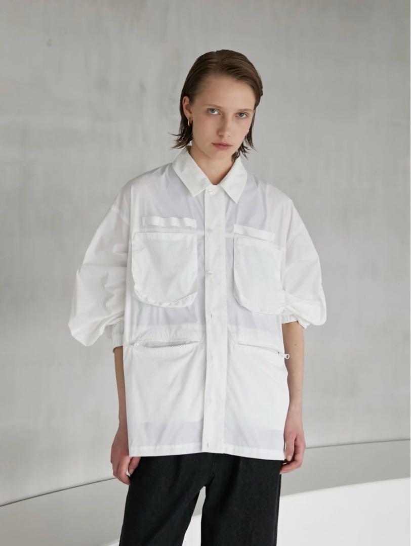 LA PEAU DE GEM light nylon shirt トップス