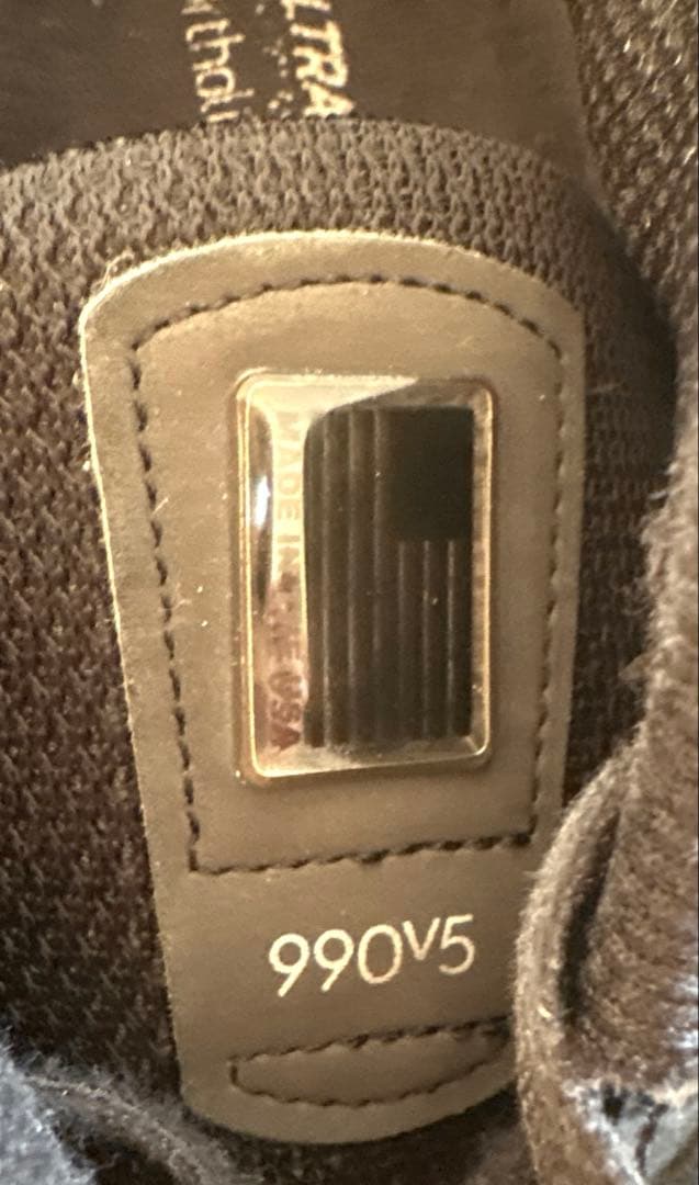 New Balance ニューバランスM990 v5 black 27cm