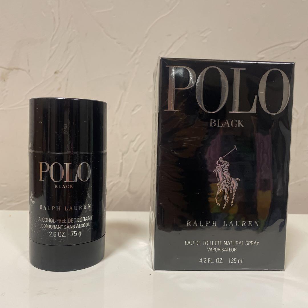 ラルフローレン　ポロブラック　オードトワレ&アルコールフリーデオドラントセット