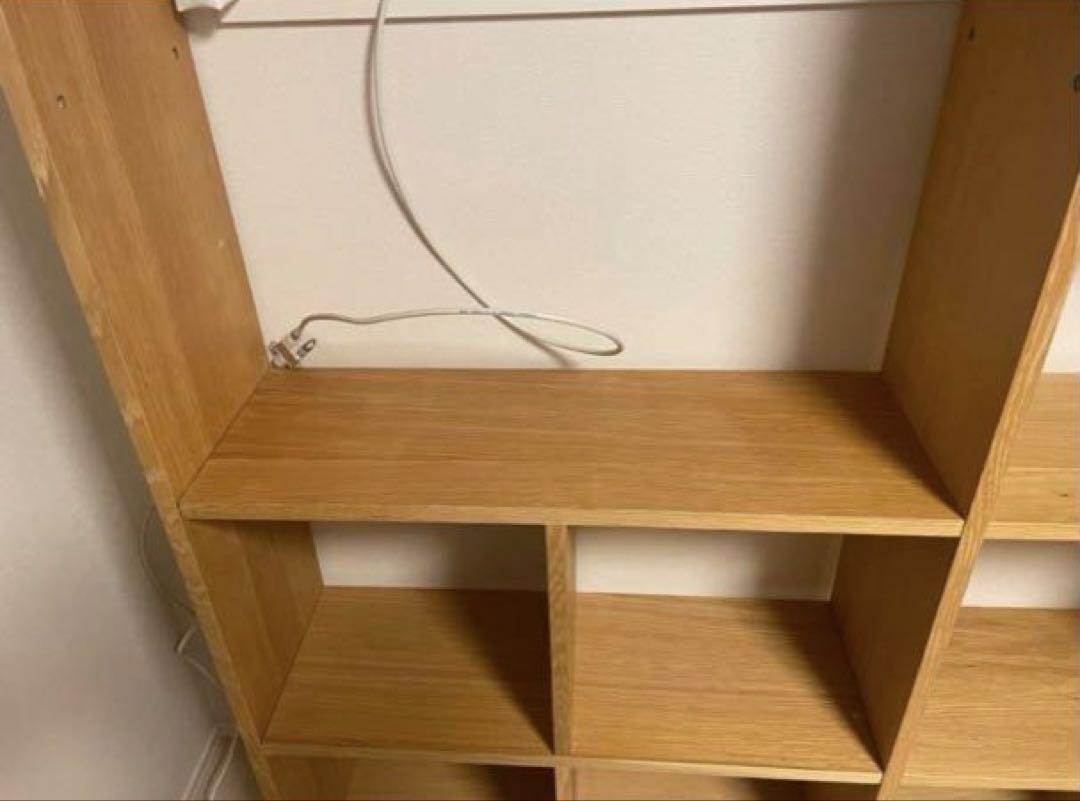 【直接お渡し限定】無印良品　スタッキングシェルフ　５段用２列オープン型追加セット