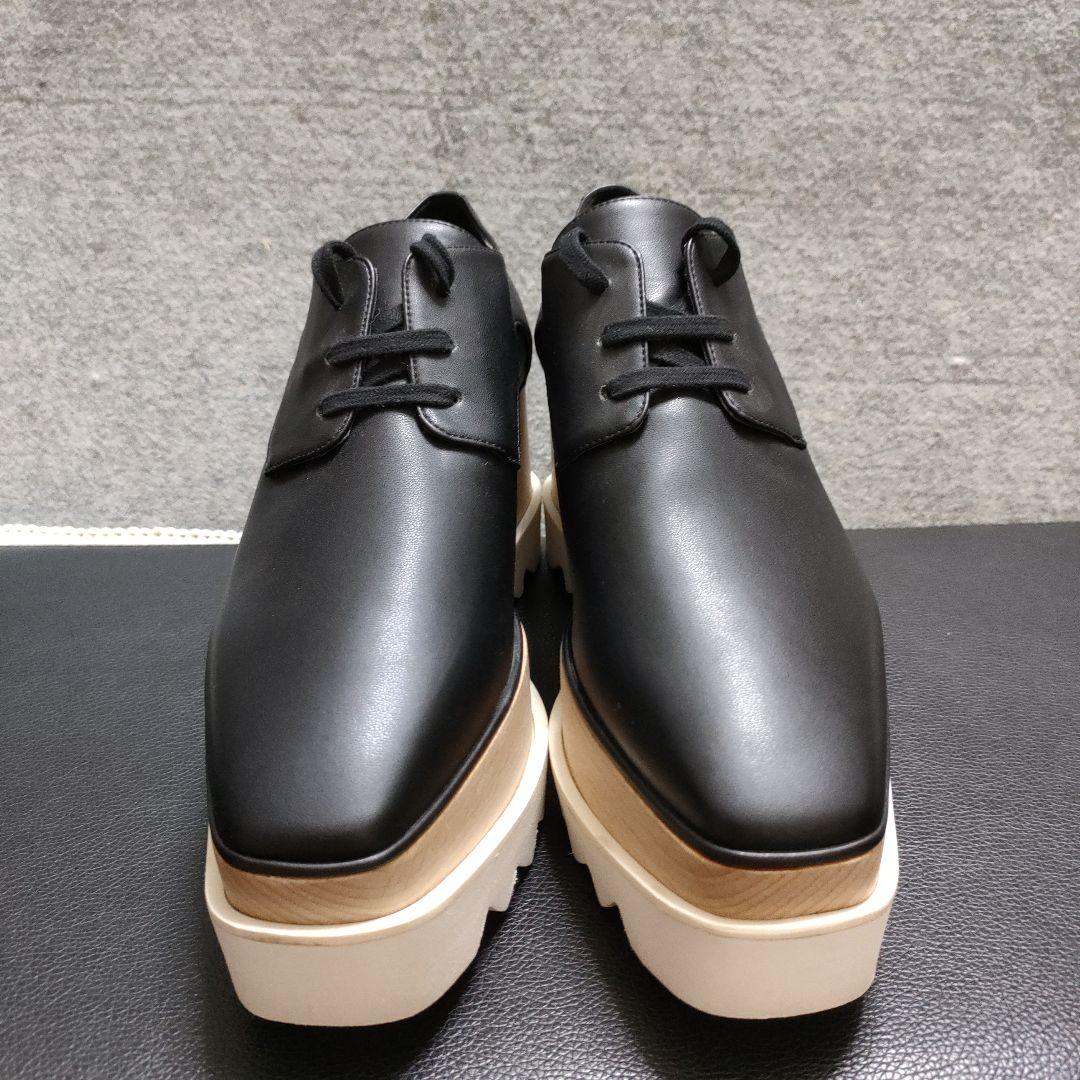 37.5ステラマッカートニー厚底エリスブラック黒129000円