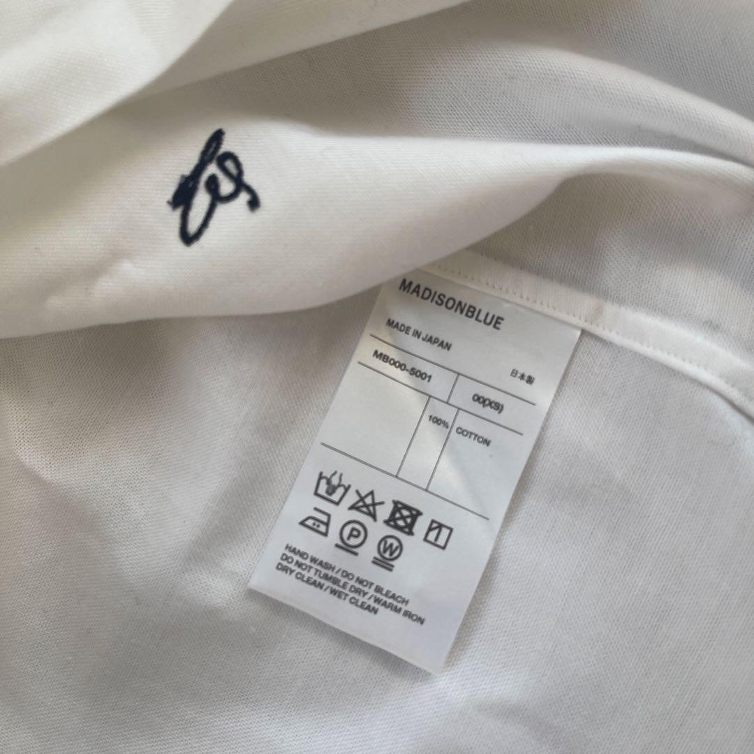 新品　MADISONBLUE ホワイト 長袖シャツ 00 新品 MADISONBLUE ホワイト 長袖シャツ 00