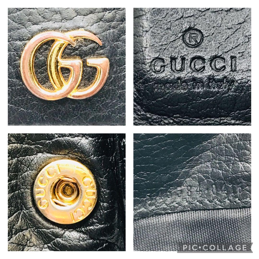 GUCCI✨GGマーモント コンパクトウォレット 三つ折り財布 GUCCI✨GGマーモント コンパクトウォレット 三つ折り財布
