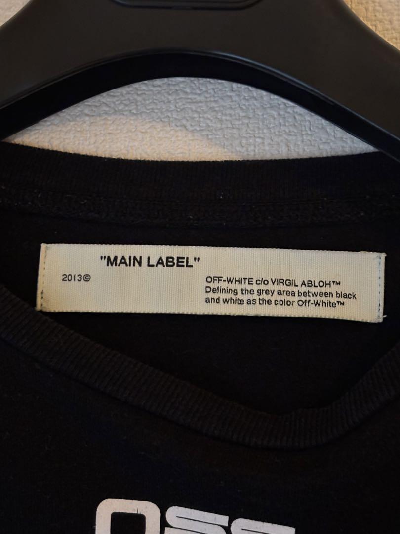 【rom】off-white ロンT