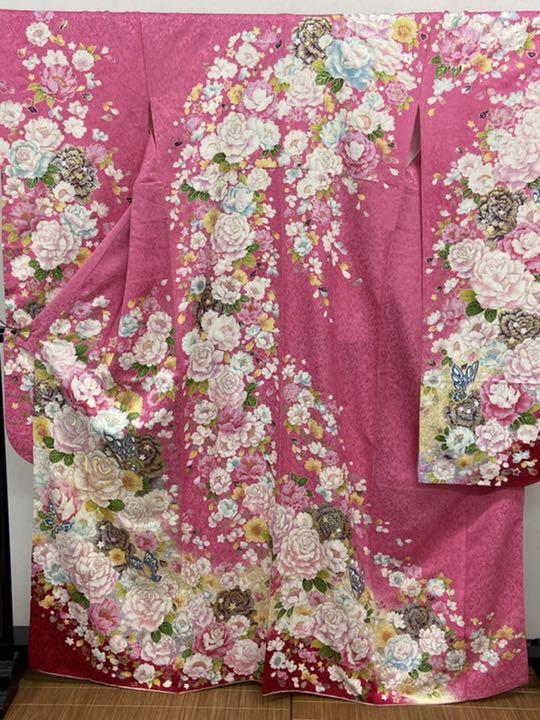 最高品質の 振袖 仕立て上り品 成人式 晴れ着 金彩 ラメ - 振袖 最高品質の 振袖 仕立て上り品 成人式 晴れ着 金彩 ラメ - 振袖