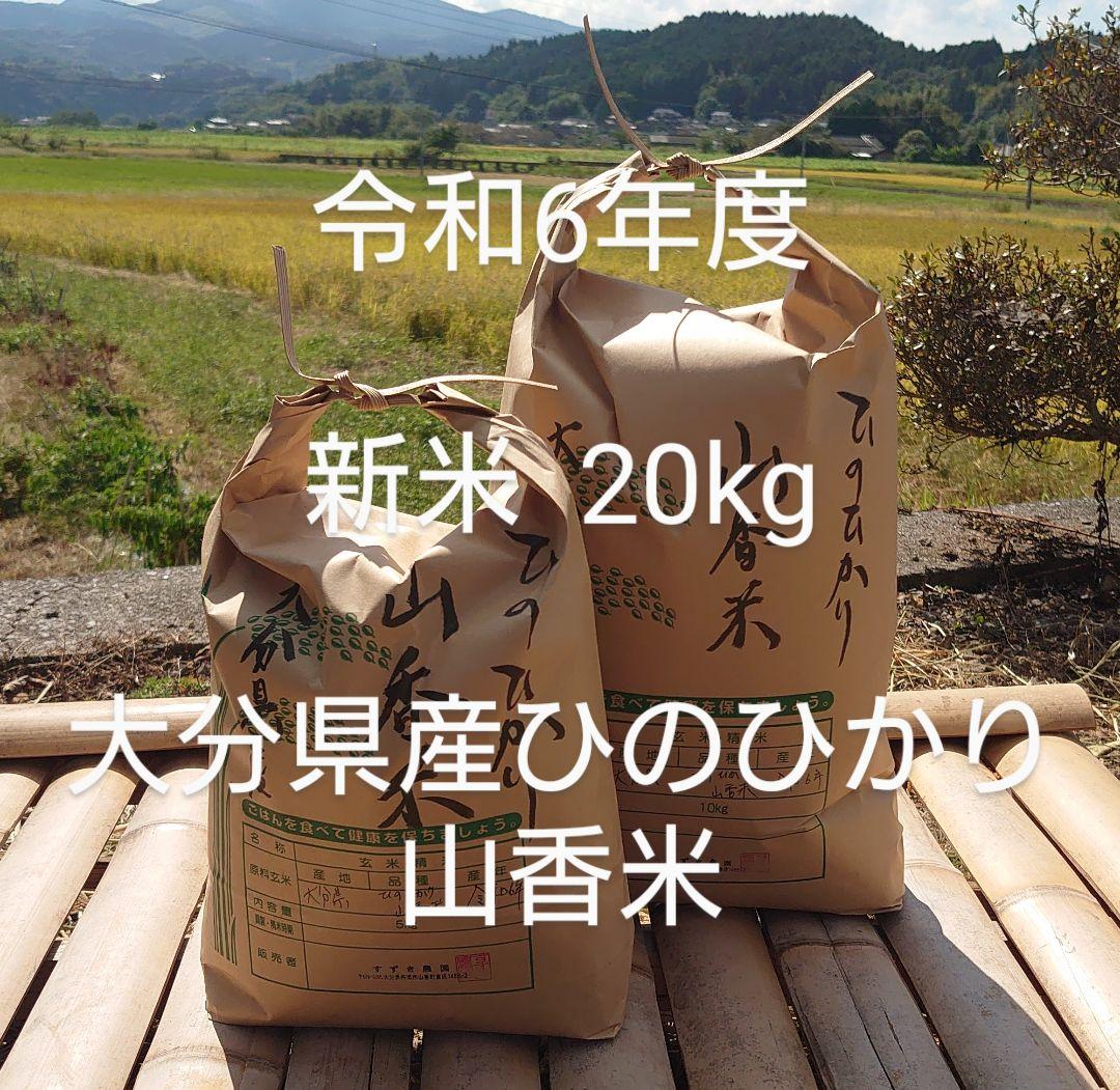 色彩選別済み！1等米 新米 20Kg 大分県産 ひのひかり 山香米