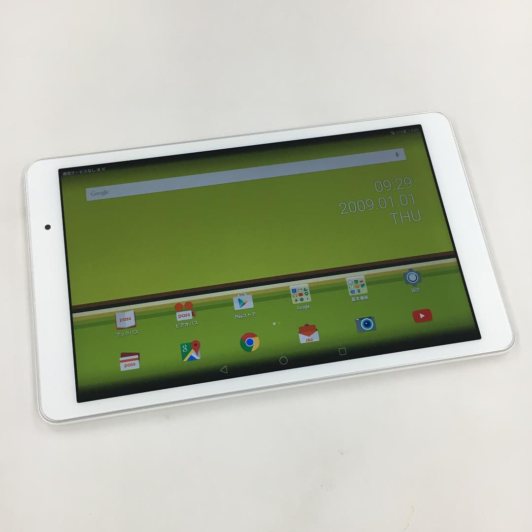 【美品】タブレット Qua tab 02 HWT31 ホワイト au