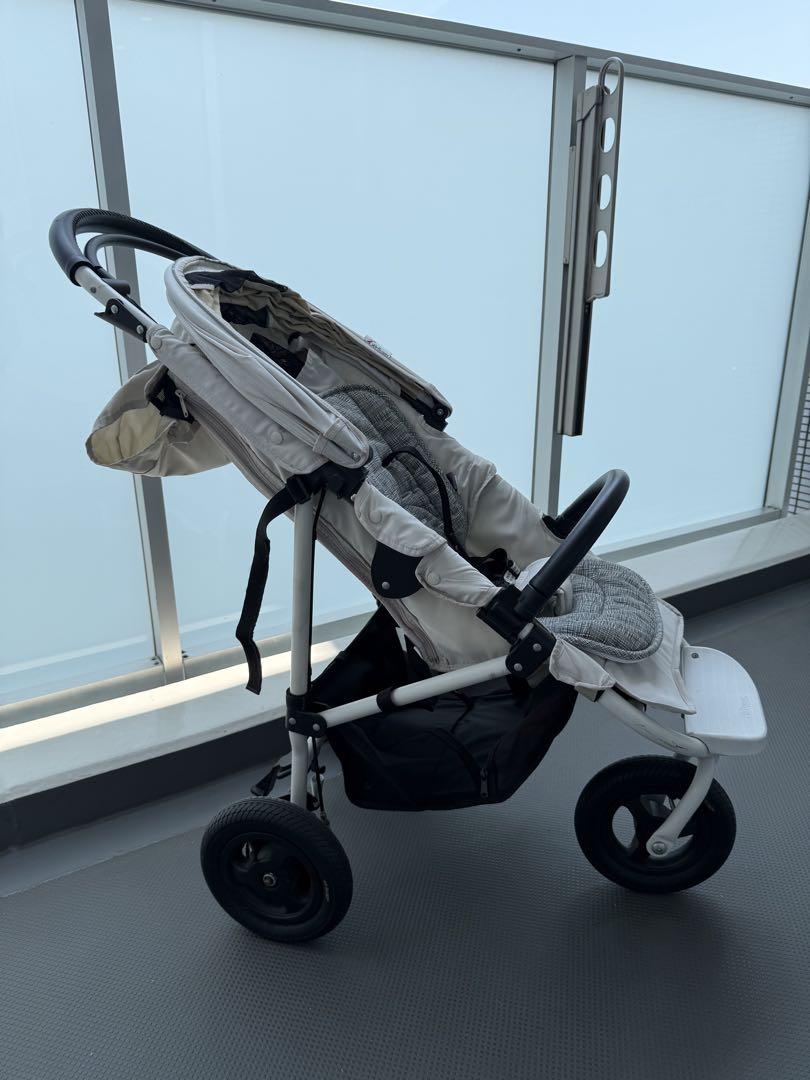 AIR buggyエアバギー ココブレーキ　ベビーカー バニラブラン