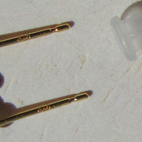 18K K18ピアス クロス 刻印 18KYG 刻印 スタッド 十字架 ゴールド