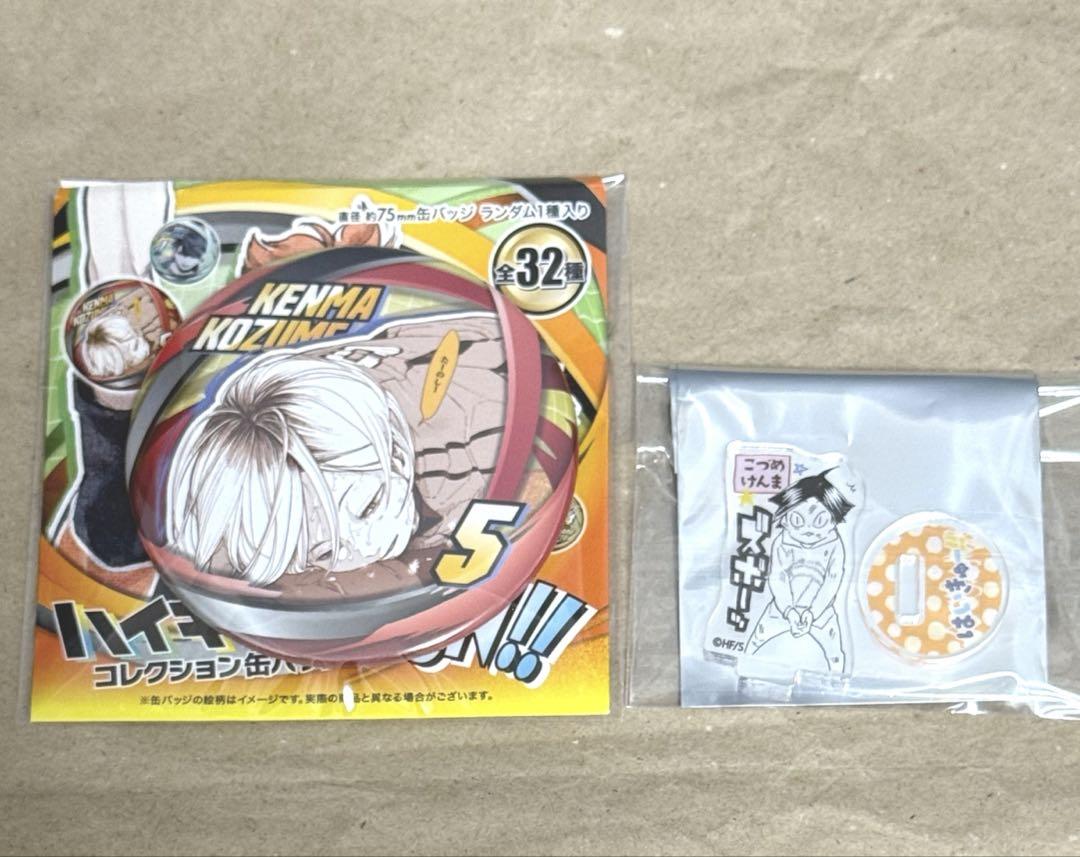 ハイキュー 孤爪研磨 コレクション缶バッジ アクリルminiフィギュア