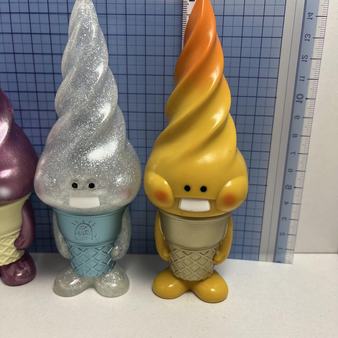 HARIKEN ソフトロール ソフビ ソフトクリーム アイス フィギュア　セット HARIKEN ソフトロール ソフビ ソフトクリーム アイス フィギュア