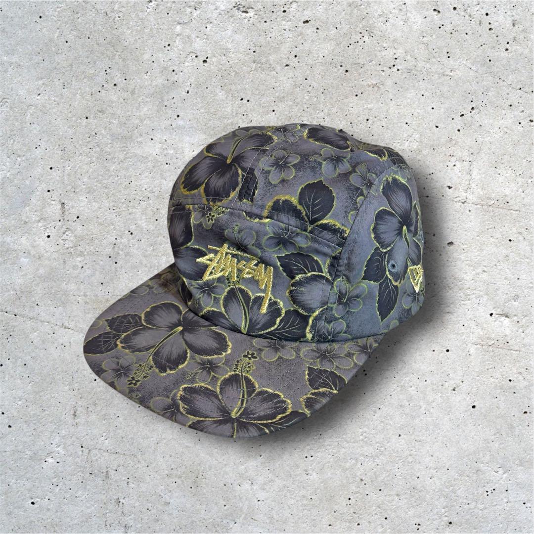 00's stussy newera flower jet cap