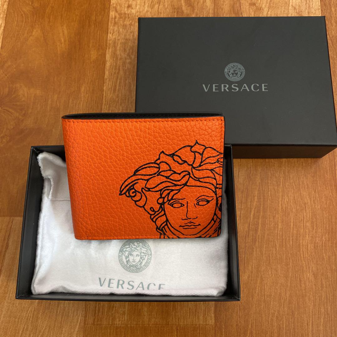 史上一番安い 折り財布-VERSACE ヴェルサーチ 二つ折り財布