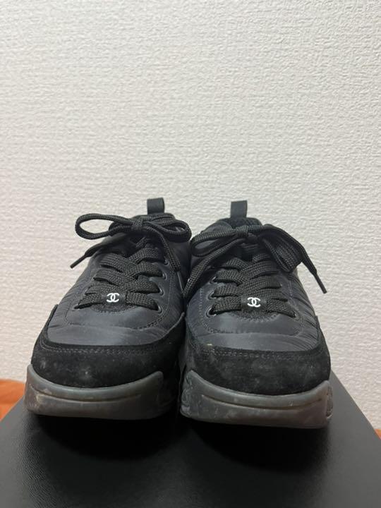 SALE安い CHANEL スニーカー ブラック aVgK1-m46552052706 シャネル 定番超歓迎
