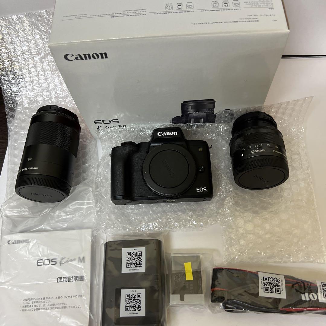 【おまけ付き】Canon EOS kiss M ダブルズームキット