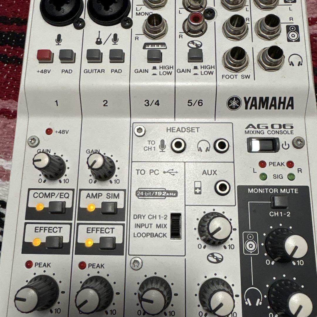 Yamaha AG06 オーディオインターフェイス