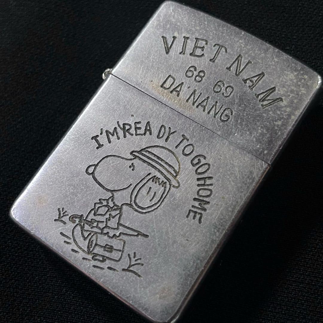 ZIPPO VIETNAM ベトナム 希少 1968年製 zippo VIETNAM スヌーピー ベトナムジッポー