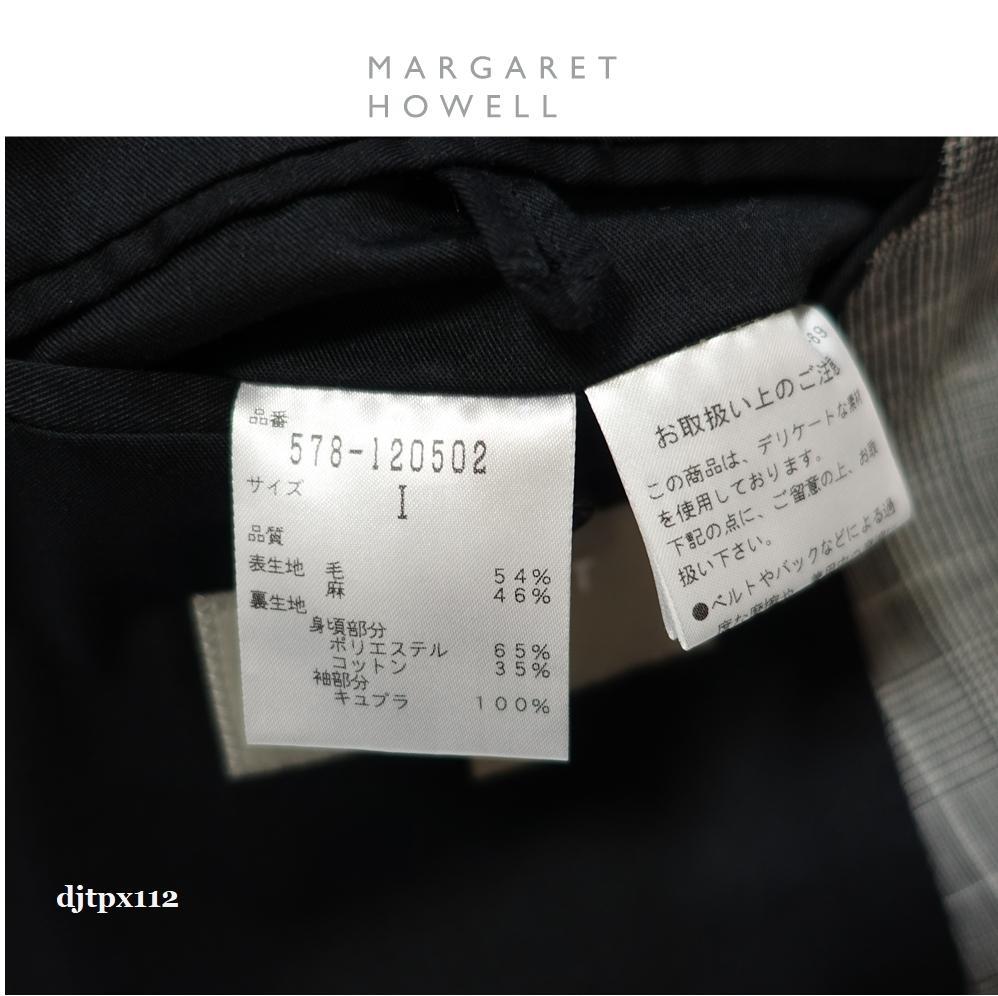 新品同様マーガレットハウエル*名作Mess Jacketグレンチェック