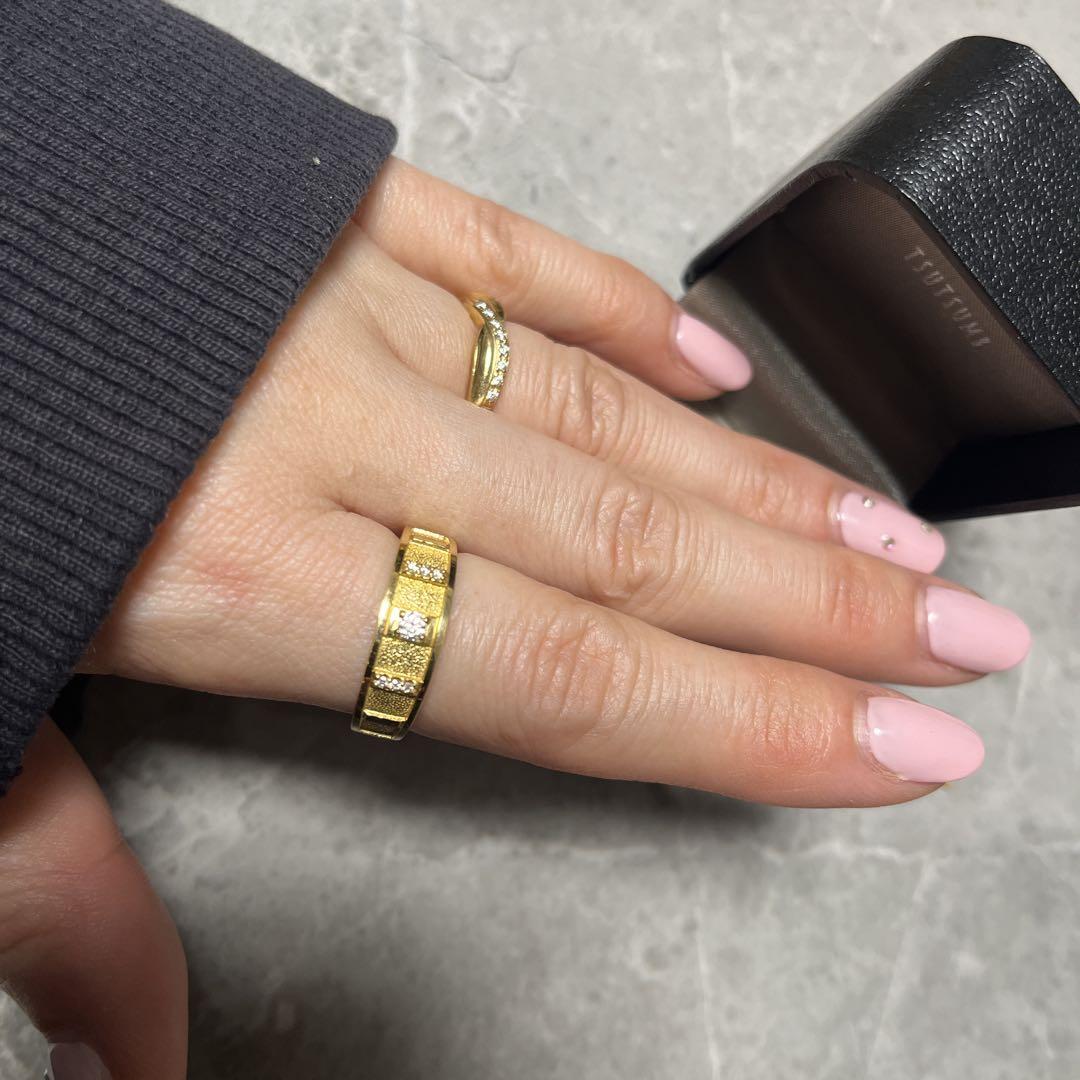 ツツミK18YG ダイヤモンド リング
