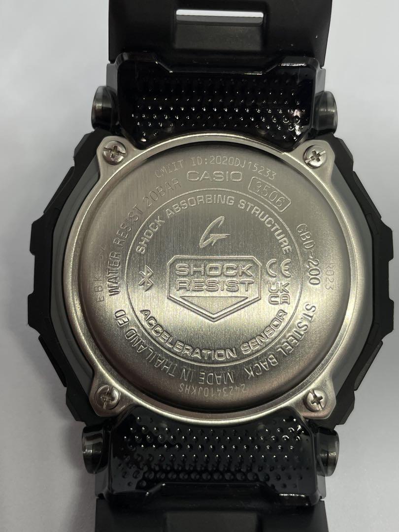 CASIO G-SHOCK GBD-200-1DR ガラスフィルム付き