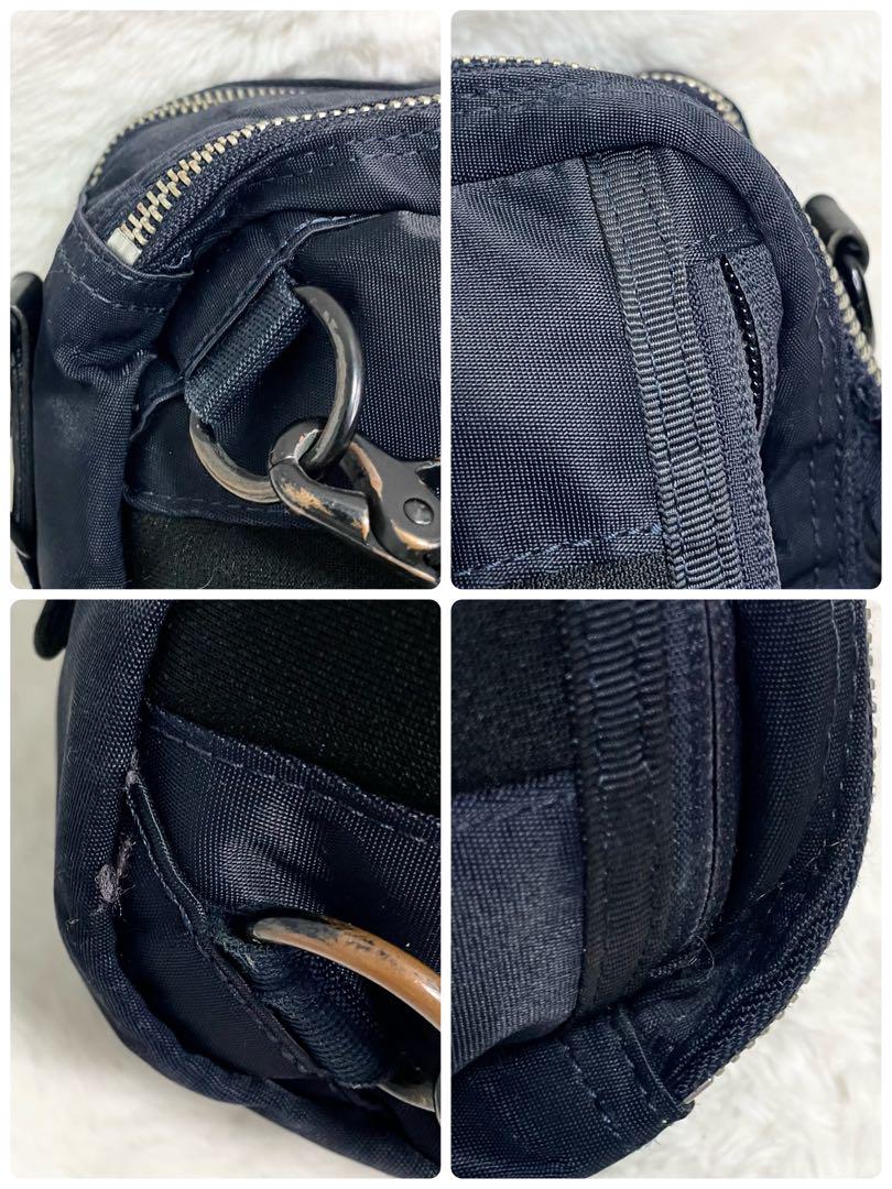 美品 ポーター フォース ショルダーバッグ 2way サコッシュ 多機能 メンズ