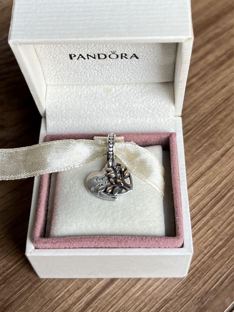 Pandora パンドラ　14k チャーム　ペンダント　tree