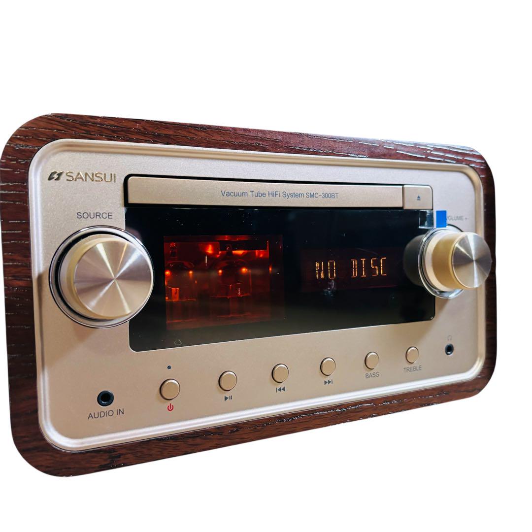 真空管搭載SANSUI ハイブリッドミニコンポ SMC-300BT