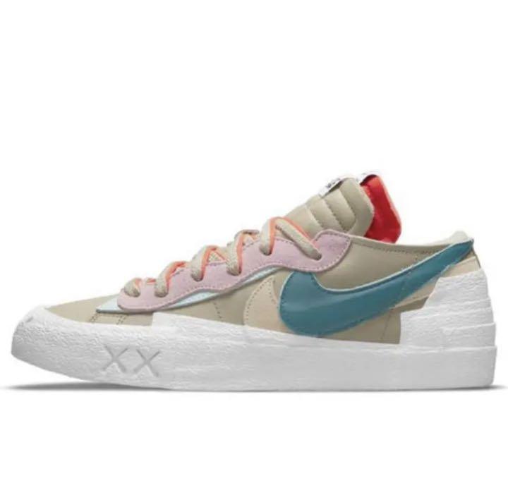 2022夏季 最安値 Nike x sacai x KAWS Blazer Low Je3gG-m46560514351 美品 新品在庫