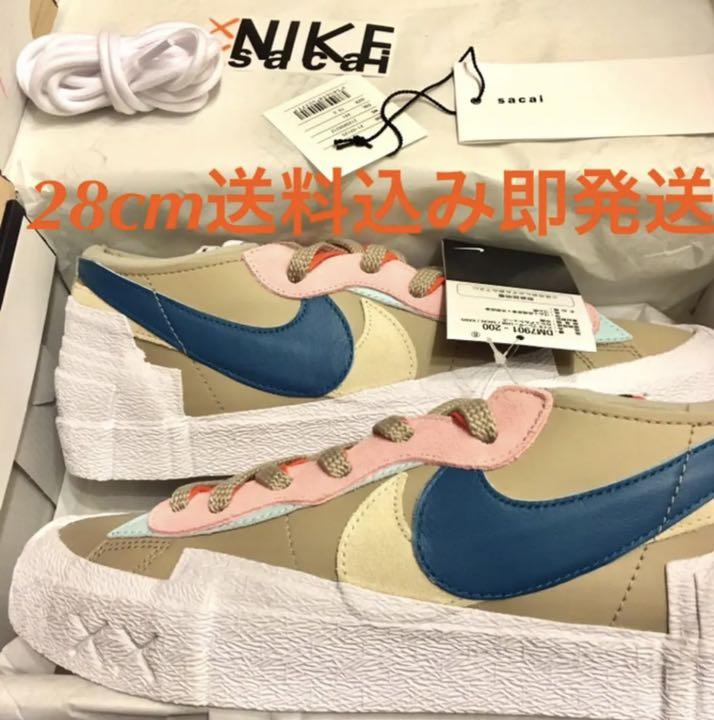 2022夏季 最安値 Nike x sacai x KAWS Blazer Low Je3gG-m46560514351 美品 新品在庫