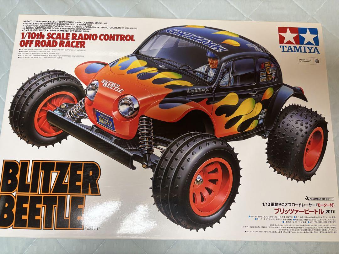 タミヤ　BLITZER BEETLE 1/10スケールオフロードラジコンカー Amazon.co.jp: タミヤ 1/10 電動RCカーシリーズ No.502
