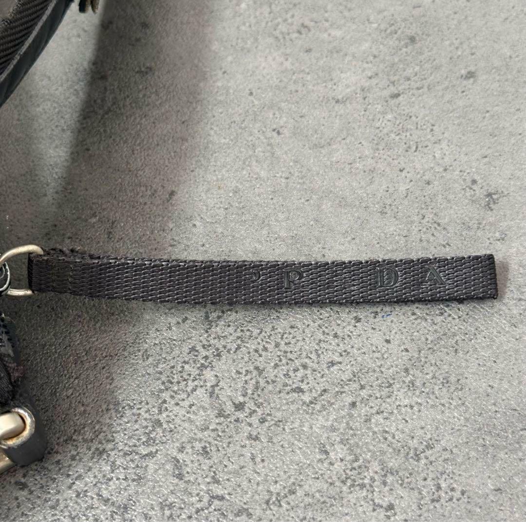 PRADA ショルダー Nylon Leather Shoulder Bag